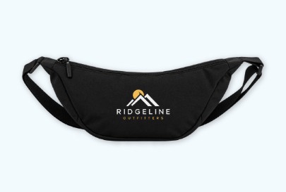 Custom imprinted Waist Bag for Bend, OR with a local business logo