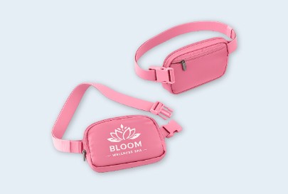 Custom imprinted Belt Bag for Bend, OR with a local business logo