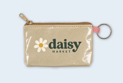 Custom imprinted Penny Key Ring for Bend, OR with a local business logo
