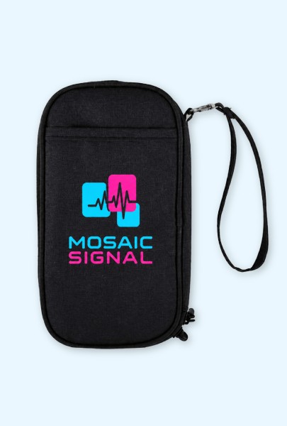 Custom imprinted Travel Tech Organizer for Bend, OR with a local business logo